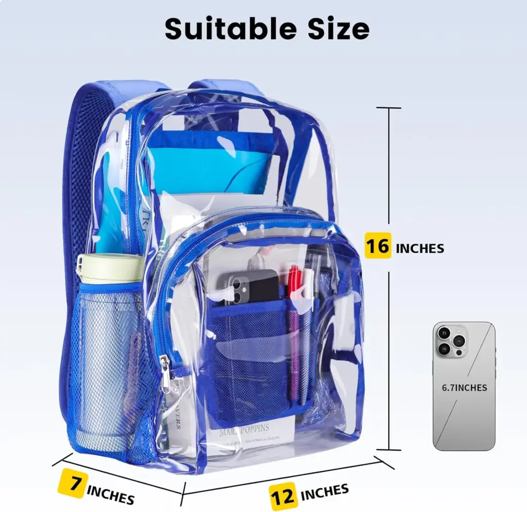 Close-up detail shot of the backpack's sturdy zippers and seams.