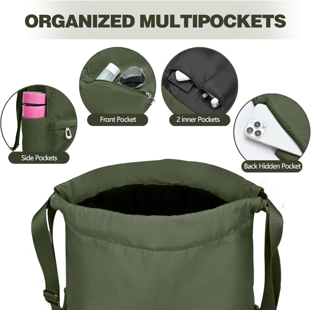 Back view of the backpack showing the breathable mesh straps and adjustable chest strap.