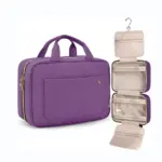 Komuneko makillajea zuritzeko iragazgaitza ezaugarri moreak heldulekuetan, Zipperatutako konpartimentu anitz anitz, kako bat, eta itxita edo irekita erakutsi daiteke. OEM / ODM pertsonalizatzeko aproposa zure markaren eskakizun bakarrarekin bat etor dadin.