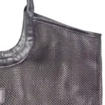 Izbliza crne mrežice s odvojivom kožnom torbicom, sadrži ručku i ojačanu oblogu, Dostupno za prilagodbu OEM ODM.