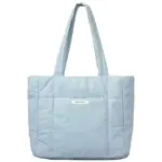 Og'ir tutqichli ayollar va kichik oq old yorliqli ko'k rangdagi ko'krak qafasi, OEM va ODMni sozlash uchun mavjud.