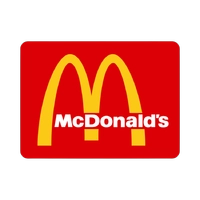 Home 15 McDonald's logo with yellow arches and white text on a red background, available for OEM ODM customization.
