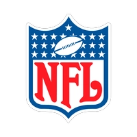 Home 17 NFL logo featuring a football above red "NFL" letters on a blue shield with white stars, designed with OEM ODM quality standards.