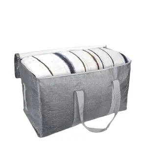 Bag storio dillad gwely gwrth -ddŵr capasiti mawr gyda dolenni, Yn ffitio dillad gwely neu flancedi wedi'u plygu - yn ddelfrydol ar gyfer addasu OEM/ODM i'ch anghenion.