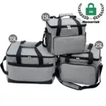 Le Tote picnic u Zidoor le iik'o' libre ku taal ti' gris yéetel negro, disponible ti' 15L, 25L, yéetel 35L tamaños yéetel le logotipo Honorisco. Áantajo'ob personalización OEM yéetel ODM ku ts'abal utia'al u kajtalo'ob ichil u marca.