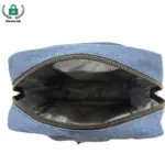 Bungkus cucuk biru, diteuteup ti luhur dina latar bodas-sampurna pikeun OEM sareng Okmisasi Okm salaku kantong anu nyebrang.