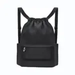 Ransel Oxprord Oxpord Oxpord sareng kompartemen, nampilkeun kantong taktak, ditembongkeun dina latar bodas. Sayogi pikeun OEM sareng Okm.