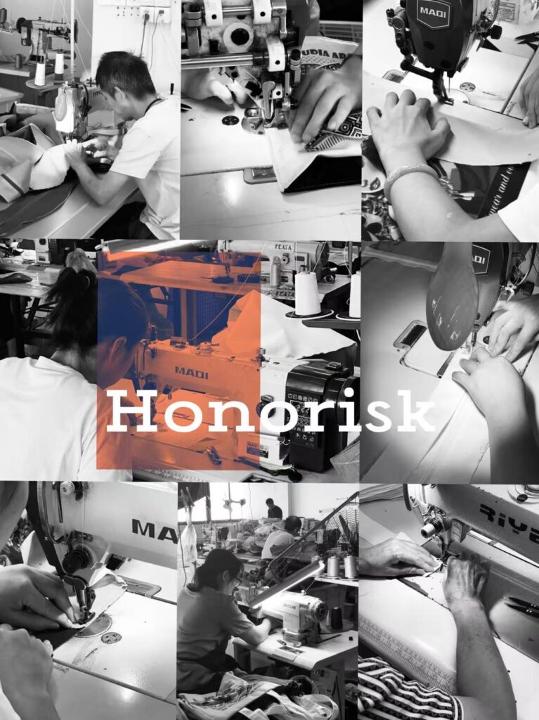 Foldable duffel bag shown in a light color, neatly folded next to a backpack to demonstrate its compact size.