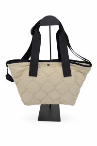 Borsa tote imbottita persunalizata cù tela imbottita è manici in tela per l'usu di ogni ghjornu