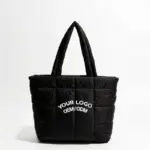 Custom-Logo-Quilted-Tote-Bag